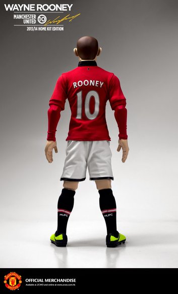 Wayne Rooney figure by Alan Ng, produced by Zcwo. Back view.