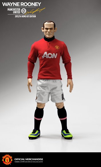 Wayne Rooney figure by Alan Ng, produced by Zcwo. Front view.