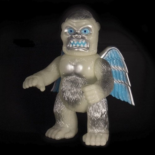 Wing Kong - Glowing Gorilla figure by Brian Flynn, produced by Super7. Front view.