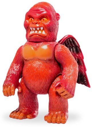 Wing Kong - Maroon Baboon figure by Brian Flynn, produced by Super7. Front view.