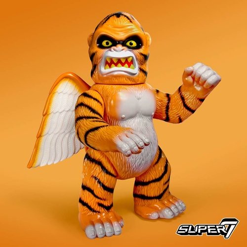 Wing Kong - Tiger Kong figure by Brian Flynn, produced by Super7. Front view.