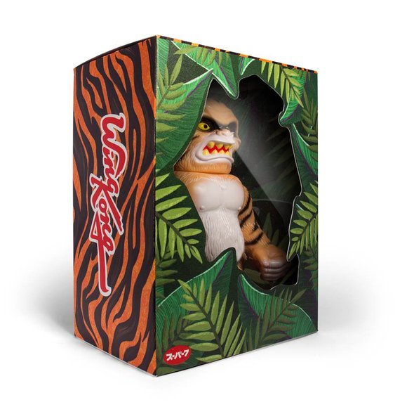 Wing Kong - Tiger Kong figure by Brian Flynn, produced by Super7. Packaging.