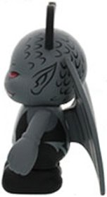 Winged Demon figure by Casey Jones, produced by Disney. Side view.