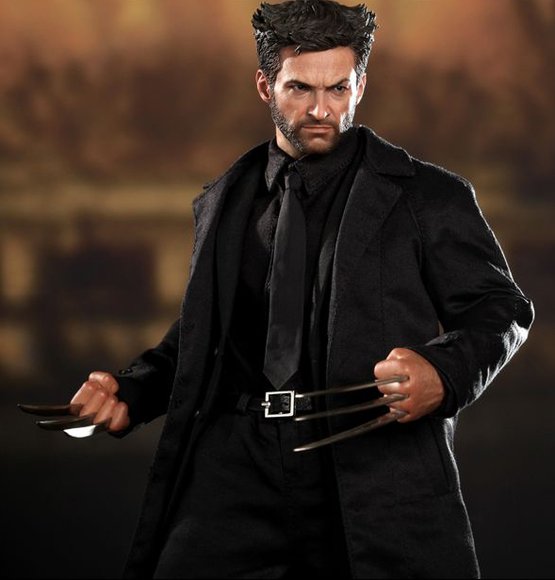 Wolverine figure by Marvel, produced by Hot Toys. Detail view.