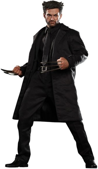 Wolverine figure by Marvel, produced by Hot Toys. Front view.