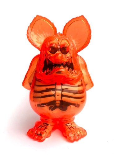 X-Ray Rat Fink figure by Ed Roth, produced by Secret Base. Front view.