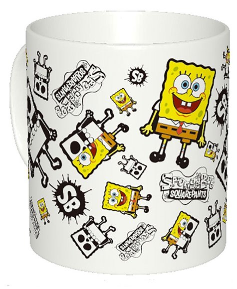 X-RAY SpongeBob (Mug Cup Set) figure by Stephen Hillenburg, produced by Secret Base. Detail view.