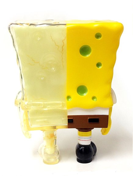 X-RAY SpongeBob (Mug Cup Set) figure by Stephen Hillenburg, produced by Secret Base. Back view.