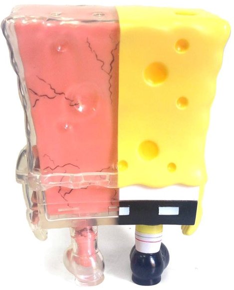 X-Ray SpongeBob SquarePants (Mouse Pad Set) figure by Stephen Hillenburg, produced by Secret Base. Back view.