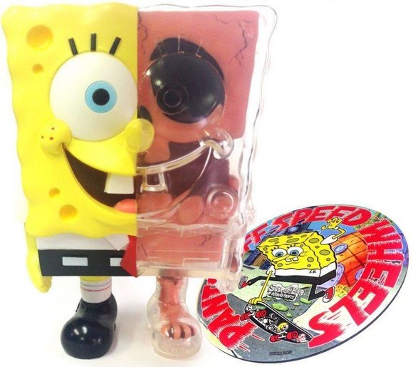 X-Ray SpongeBob SquarePants (Mouse Pad Set) figure by Stephen Hillenburg, produced by Secret Base. Front view.