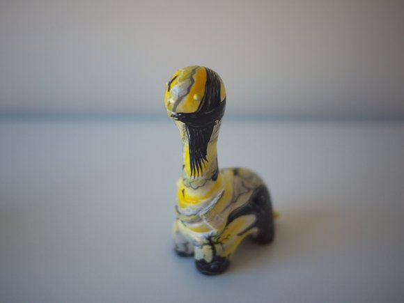 Yellow Skies figure by Mr. Lister, produced by Chima Group. Detail view.
