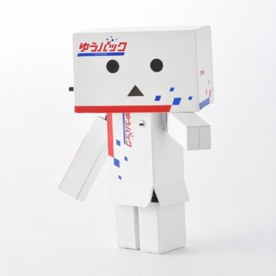 YU-PACK DANBOARD MINI figure by Enoki Tomohide, produced by Kaiyodo. Front view.