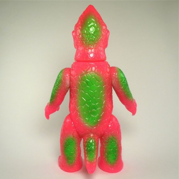 Zagoran - Neon Pink, Neon Green figure by Kiyoka Ikeda. Back view.