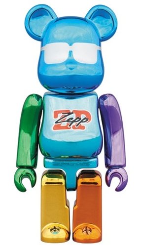 Zepp 2 BE@RBRICK 100% figure, produced by Medicom Toy. Front view.