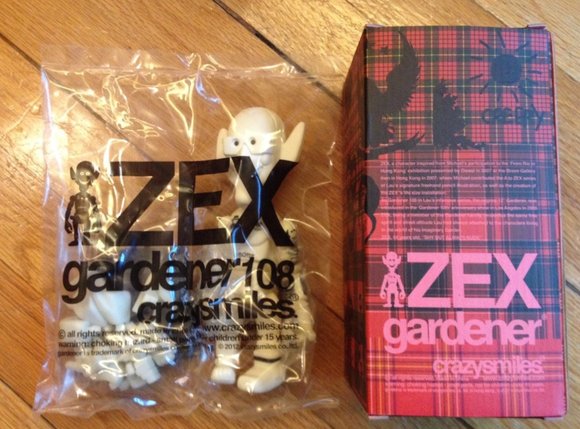 Zex - (108) Prototype figure by Michael Lau, produced by Crazysmiles. Packaging.