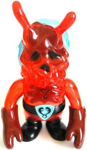 Hood Zombie - Red Coffin Set figure by Brian Flynn, produced by Super7. Front view.