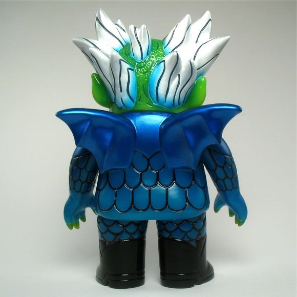 Zombie Ojo - Green Head, GID Blue figure by Kiyoka Ikeda. Back view.